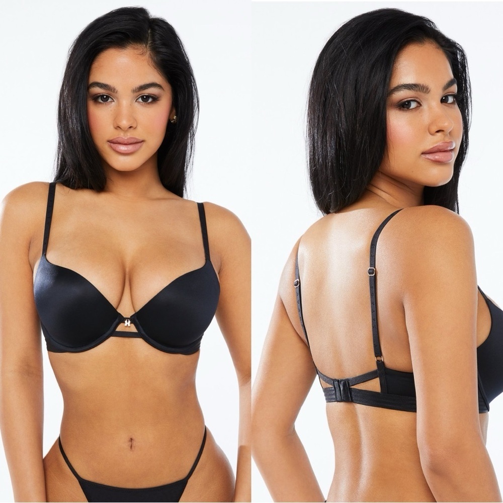 Savage X Fenty Black Core Microfiber T Shirt Bra